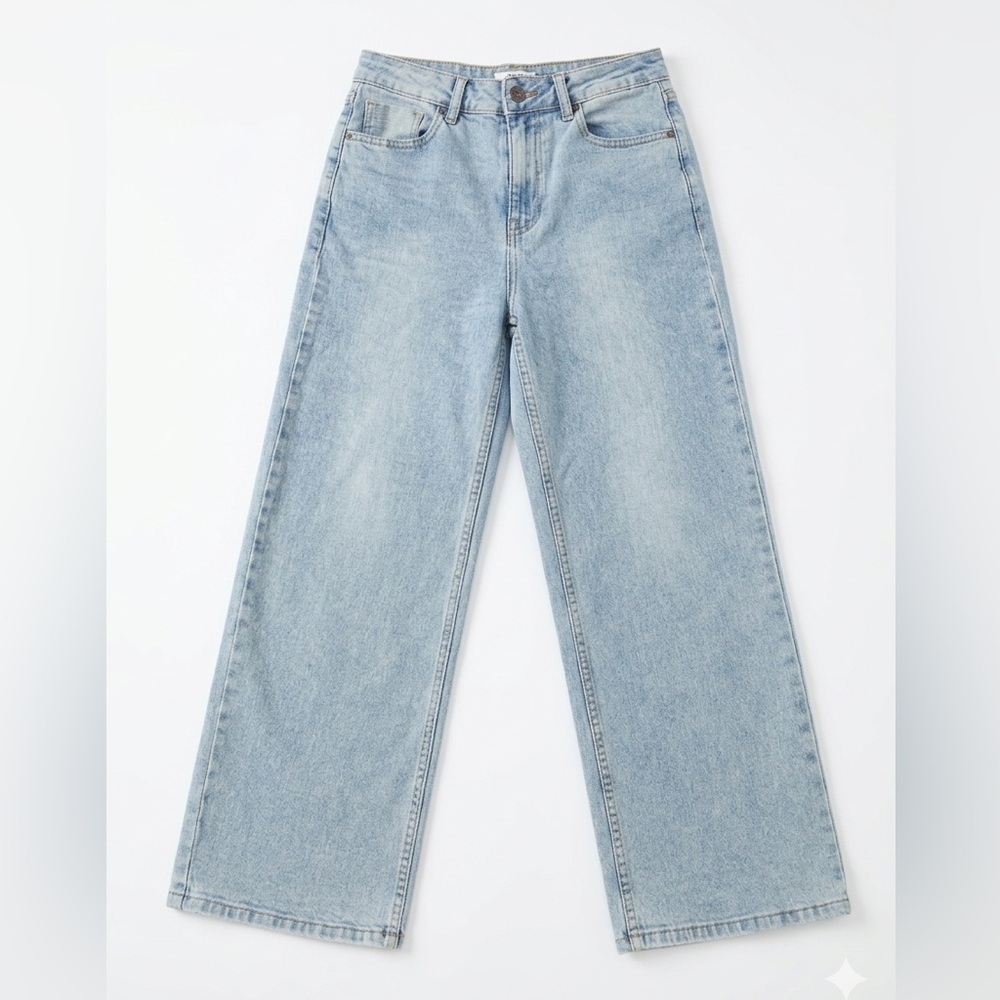 Vigoss‎ Pale Blue Wide-Leg Women's Jeans